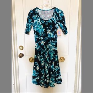 NWT LuLaRoe Nicole Dress XS Fits Like XXS